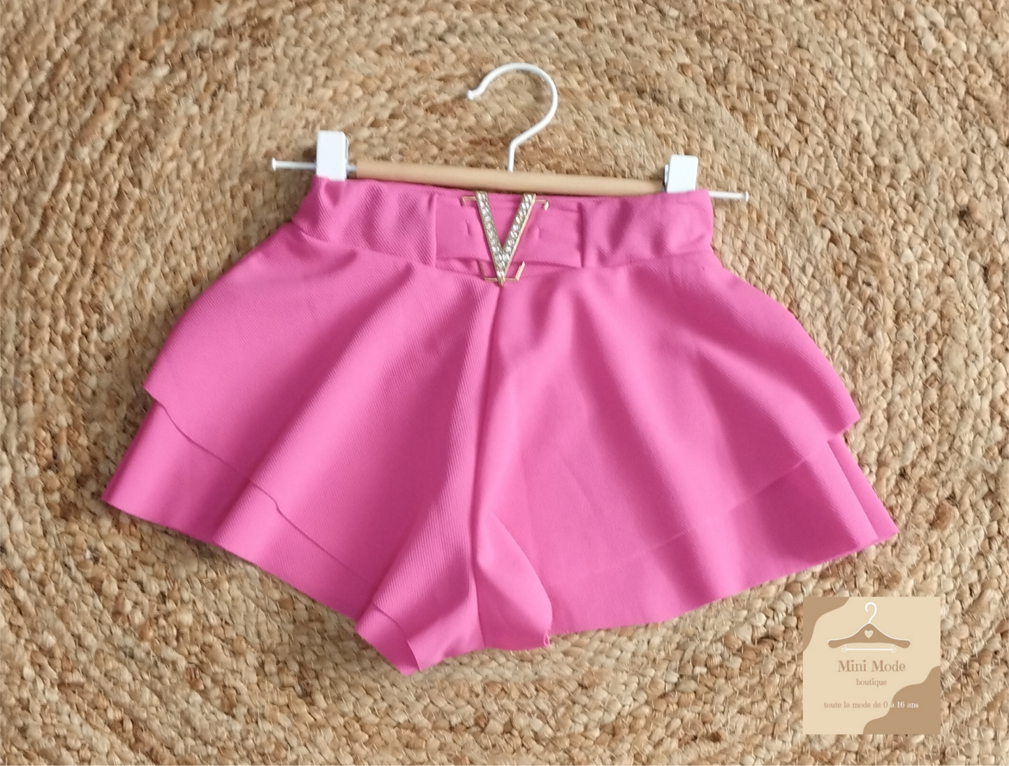 Jupe short pratique pour fille active
