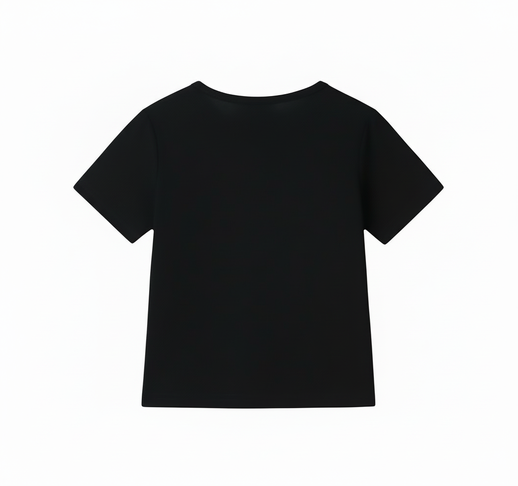 T-shirt avec fleurs en relief