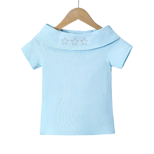 T-shirt col bardot