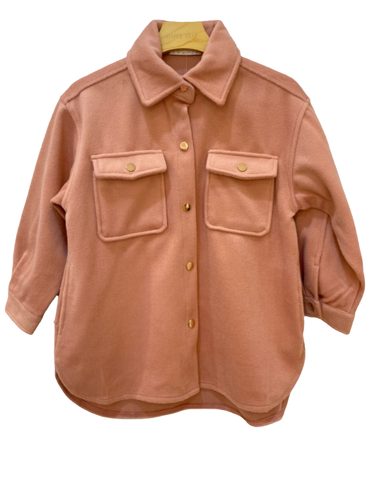 Veste couleur pêche pour enfant Mini Mode

