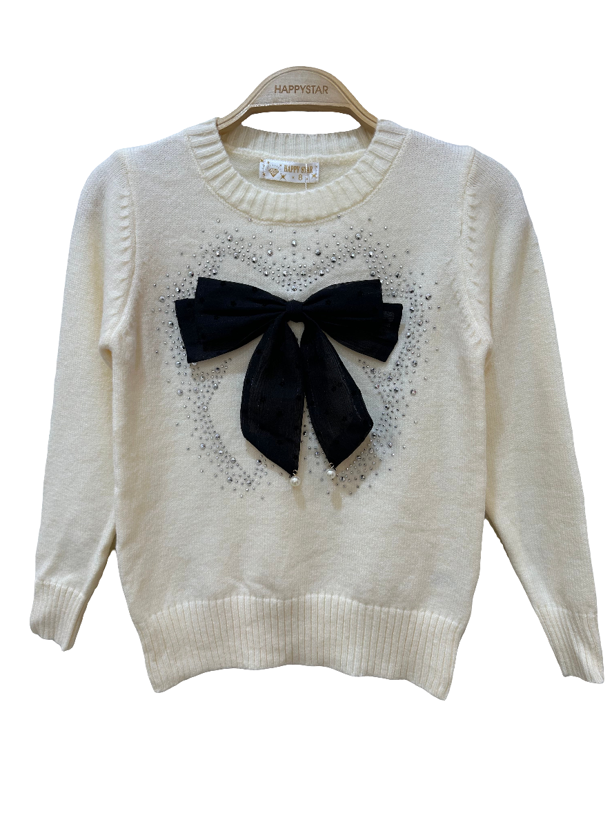 Pull avec nœud tendance pour enfant - Mini Mode
