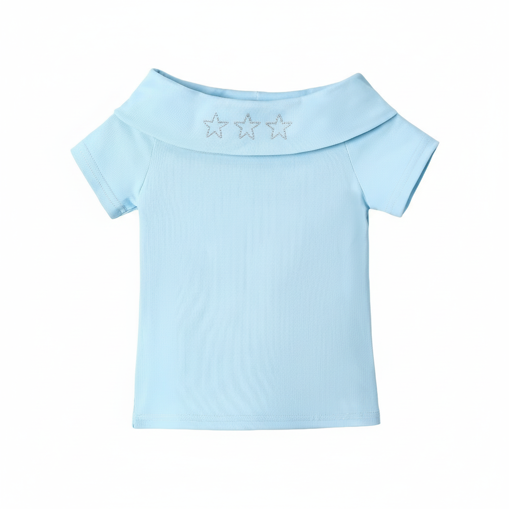T-shirt col bardot