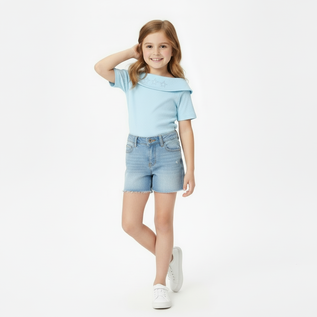 T-shirt col bardot