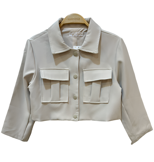 Veste beige élégante pour enfant - Mini Mode
