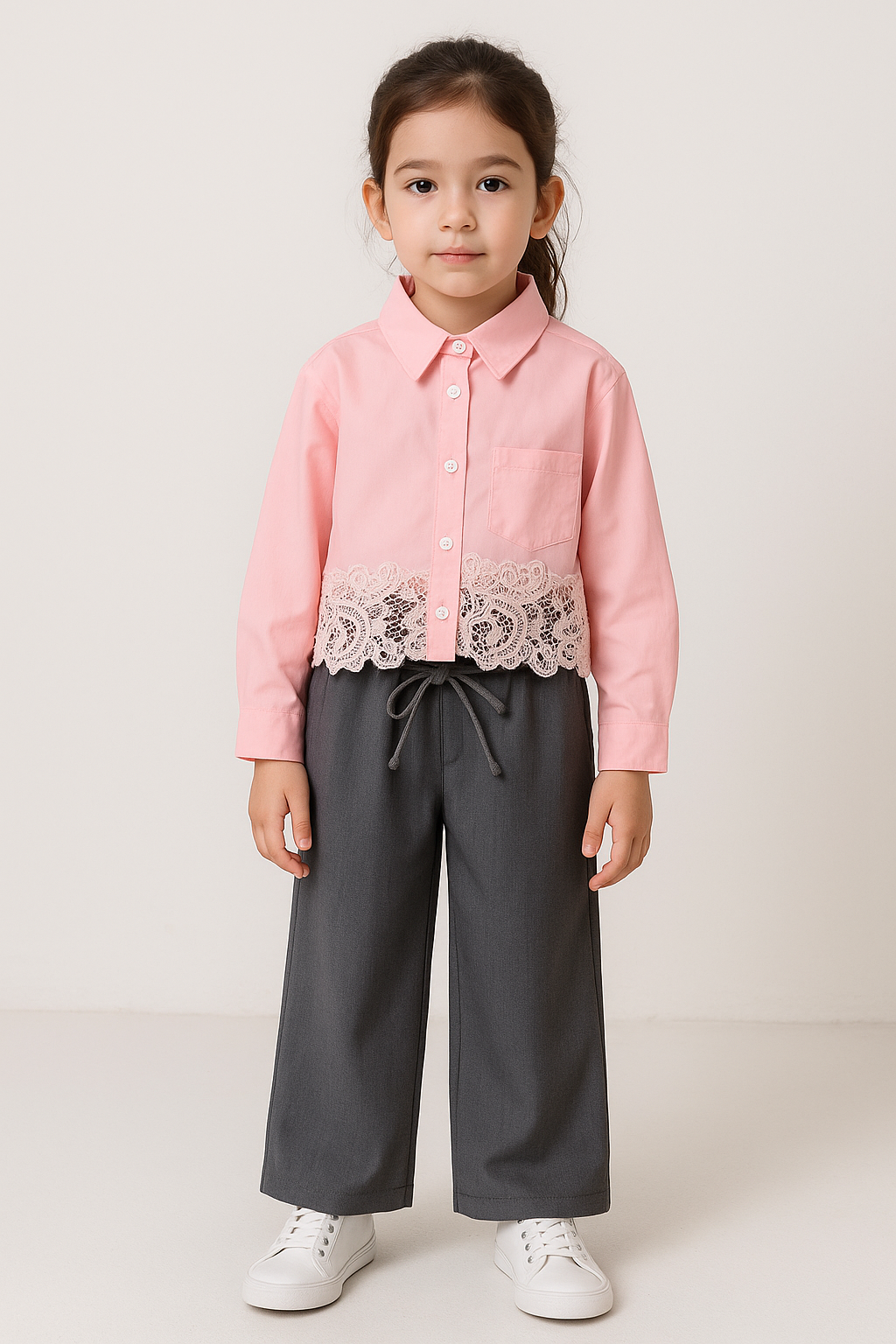 Chemisier avec dentelle