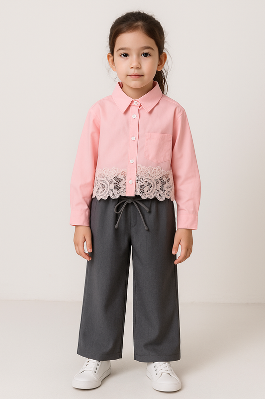 Chemisier avec dentelle